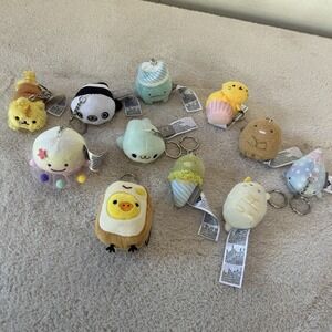 NWOT 11 Official San-x Sumikko ULTIMATE Cutecore Small Keychains Plushies Bundle